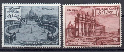 Vatican Express Year 1949 No. Yvert 11/12 (**)